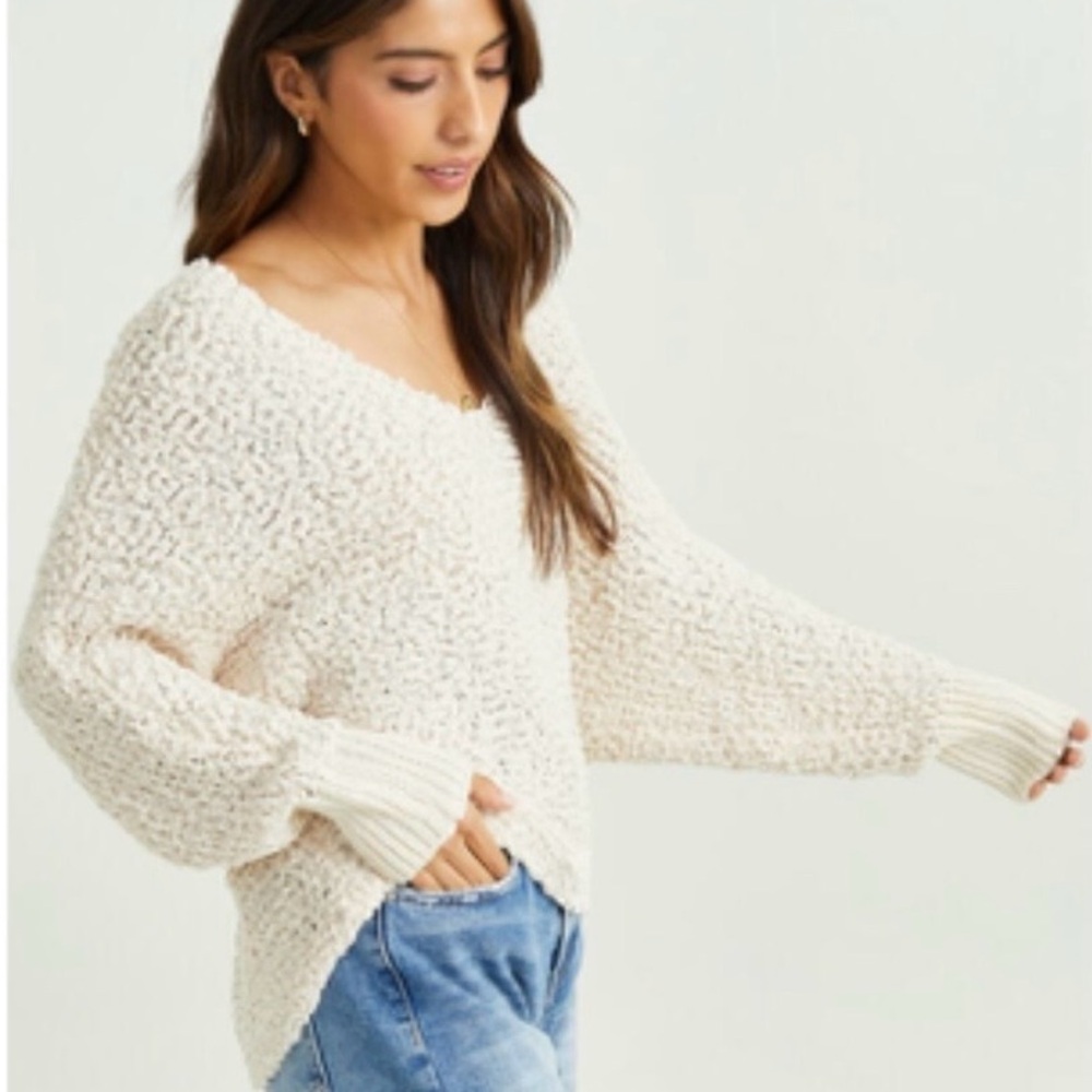 NWT Altar'd State Quinn Sweater, Size M, Ivory